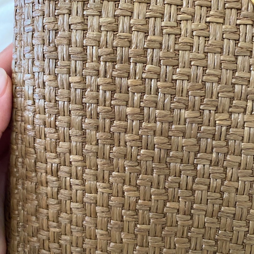 Brand New Prada Structured Medium Brown Straw Bag - Picture 8 of 9